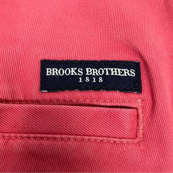 Brooks Brothers Dark Pink Garment-Dyed Stretch Chinos - Picture 11 of 14